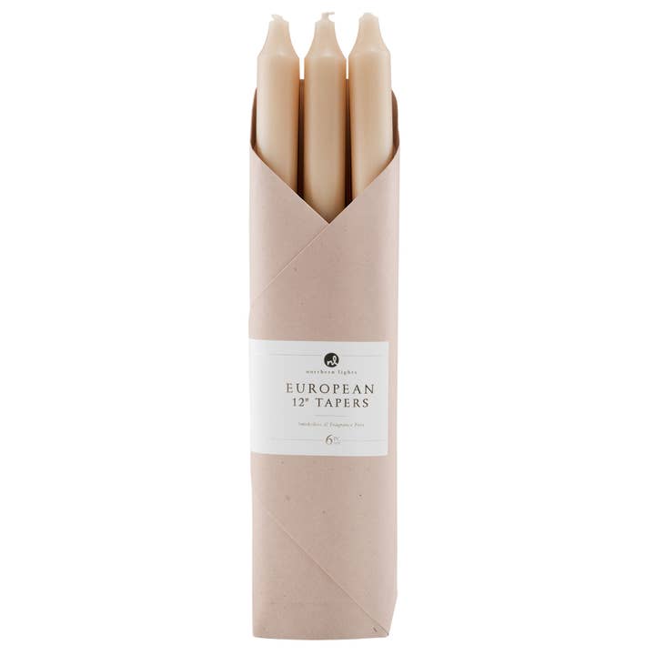 Northern Lights - Wholesale Tapered Candle/Candlestick - 12" Taper Candles - 6pc Gift Pack