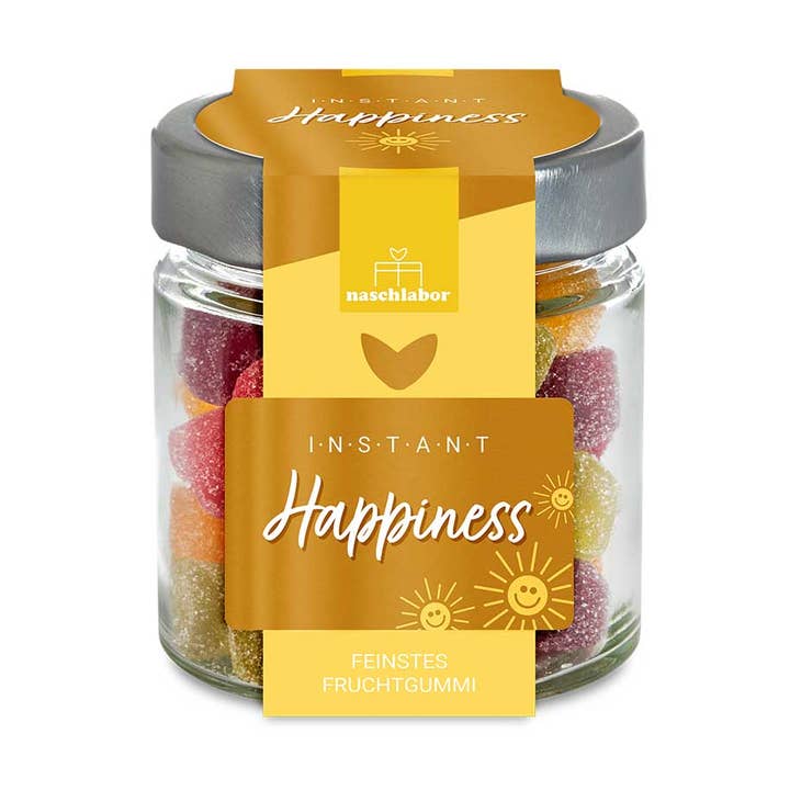 Gomme aux fruits Instant Happiness 120g pour la vente par naschlabor GmbH