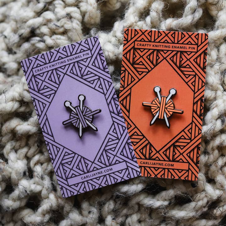Carli Jayne - Wholesale Lapel Pin/Button - Knitting Enamel Pins0