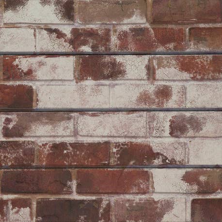 Slatwall - Brick Old Paint (Set of two 24"H X 48"L Panels) for wholesale by Ninth & Vine