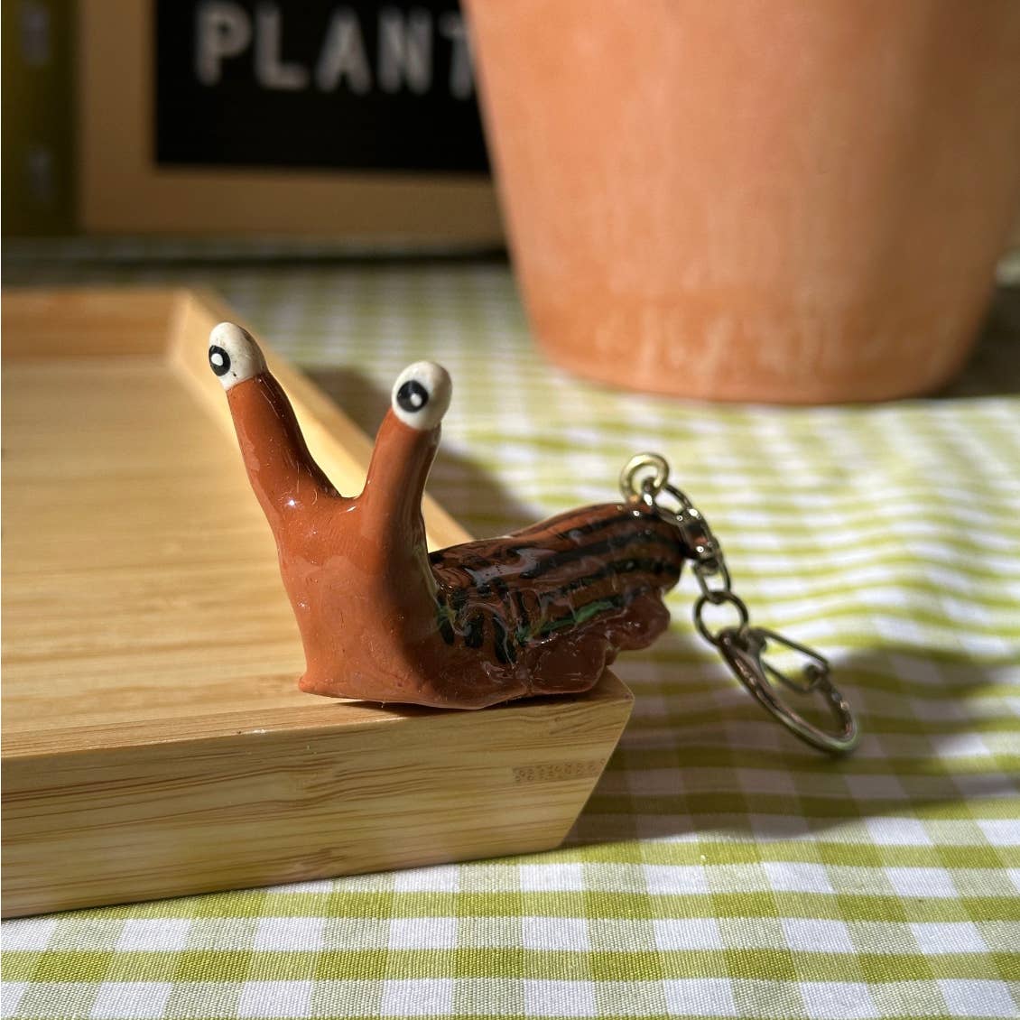 Slug Studios - Wholesale Keychain – Unisex - Scout the Slug Keyring Charm 𓆑 Large