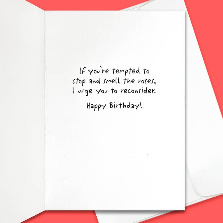 Smell the Roses for wholesale by SNAFU Designs - Greeting Cards