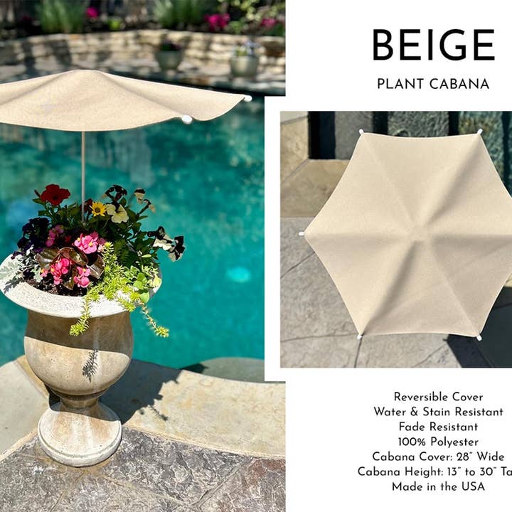 Beige Plant Cabana - 28"Wx30"T - Assembly Required for wholesale by Plant Cabana