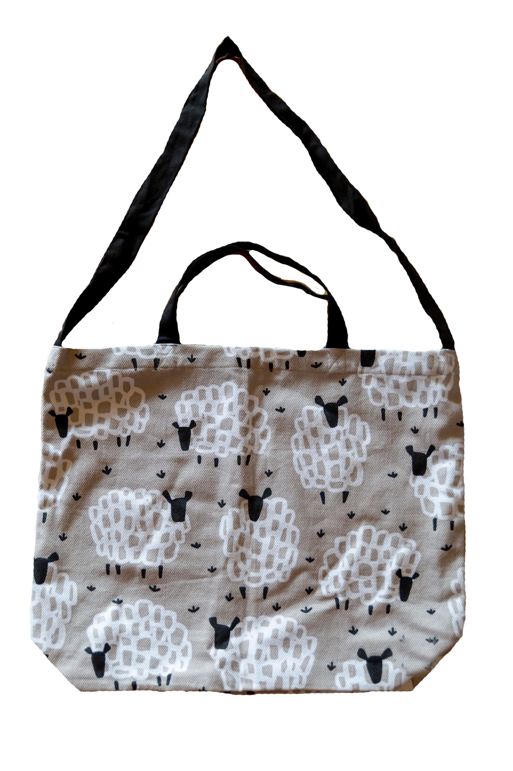 Allgifts Australia - Wholesale Tote bag – Women's - Cotton Tote Bag - Grey Sheep1