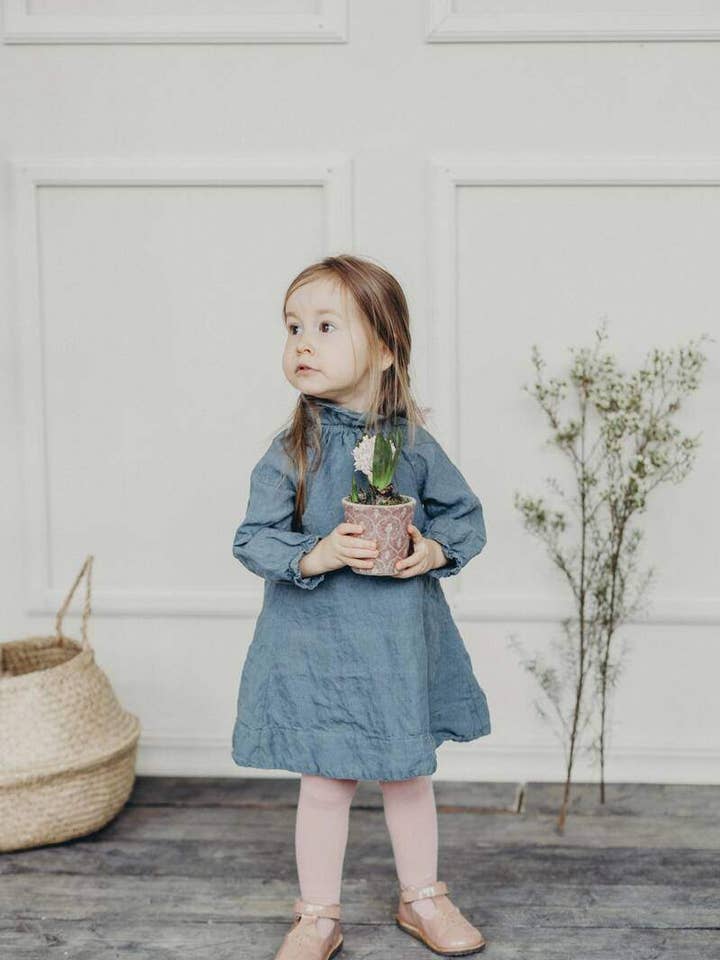 Vestido Layla con mangas largas (9O48) para venta al por mayor de La Petite Alice