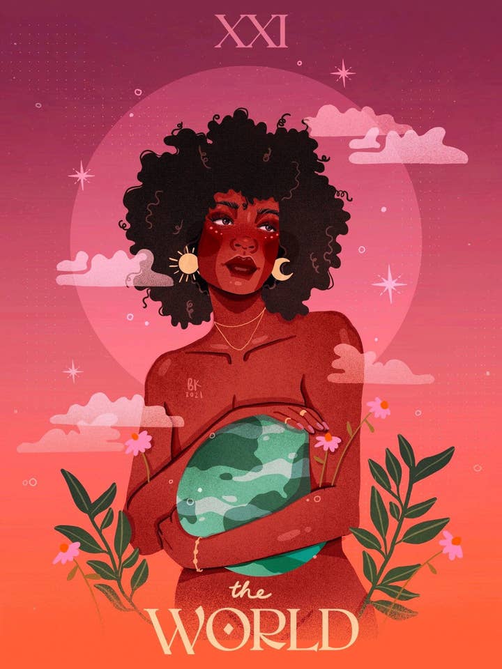 Verden Mini Print for engroshandel hos Brittany Keller Art