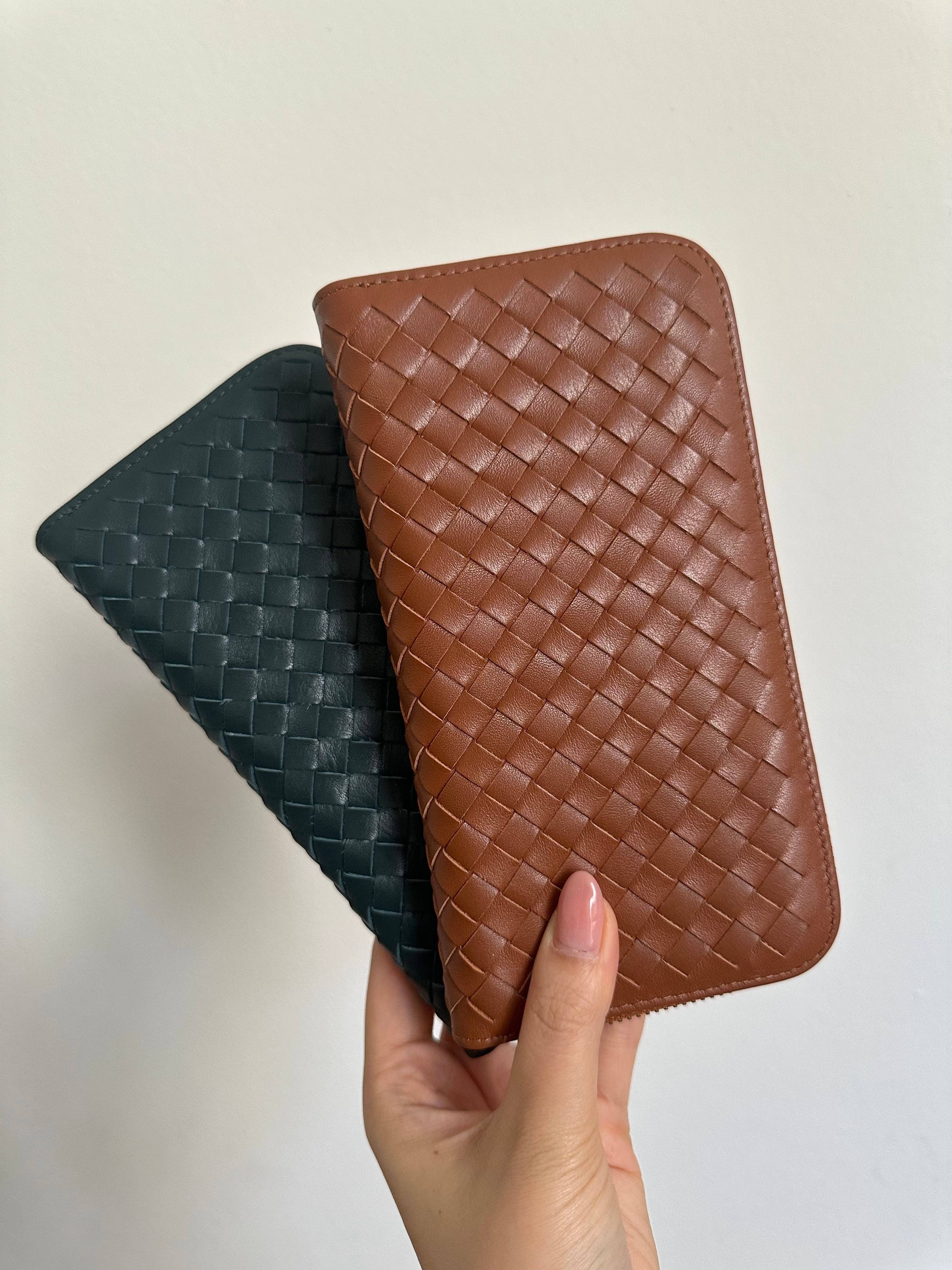 Zhade - Vente Portefeuille – femme - Portefeuille tressé moyen11