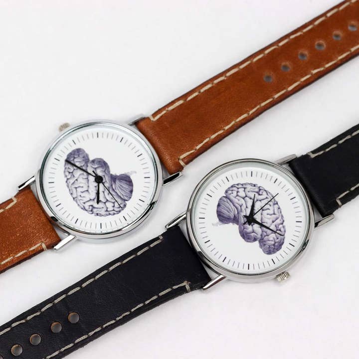Anatomical Brain Wrist Watch for wholesale by The ExCB