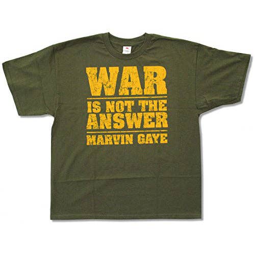 Rockabilia - Wholesale Screen Printed T-Shirt - Unisex - War Is Not The Answer T-shirt0