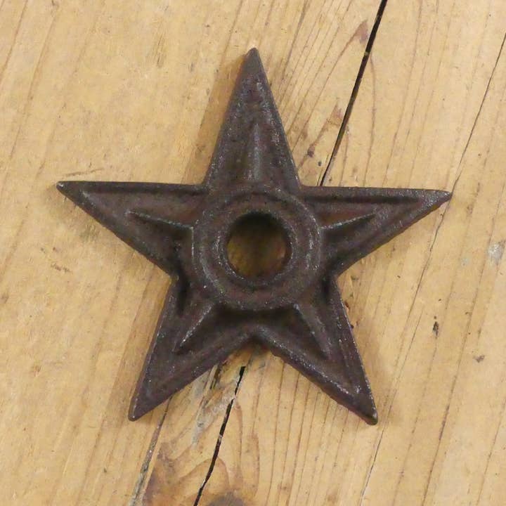 Midwest Craft House - Wholesale Wall Accent - CAST IRON STAR WASHER 4" WIDE