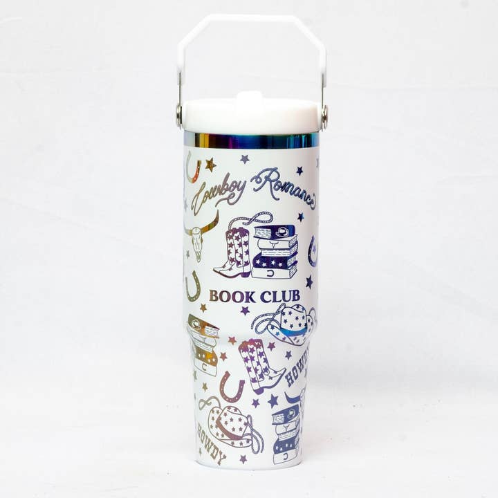 Cowboyromantik 30 oz graverad kopp för wholesale av Dogwood + Daisy Studio