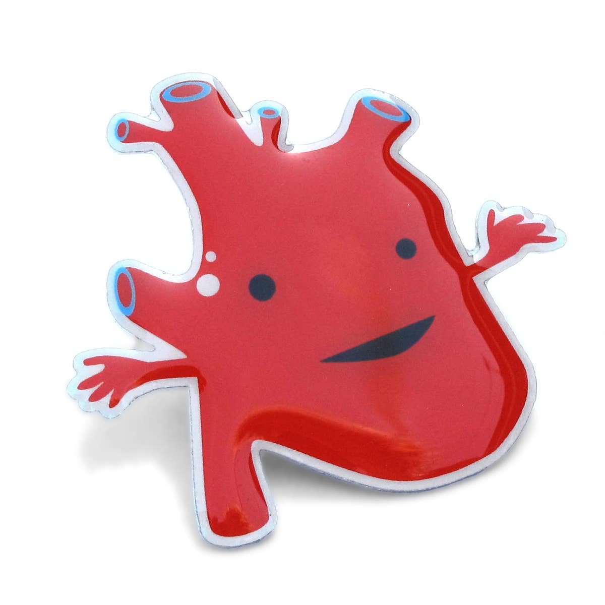 I Heart Guts | Organ Plushies Wholesale - Wholesale Lapel Pin/Button - Heart Lapel Pin - Feel the Beat2