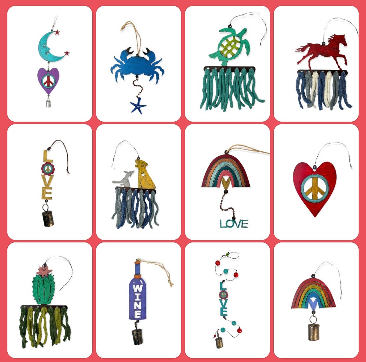 Whimsies - Wholesale Wind Chime - Mermaid wind chime bell nautical garden ornament cute beach7