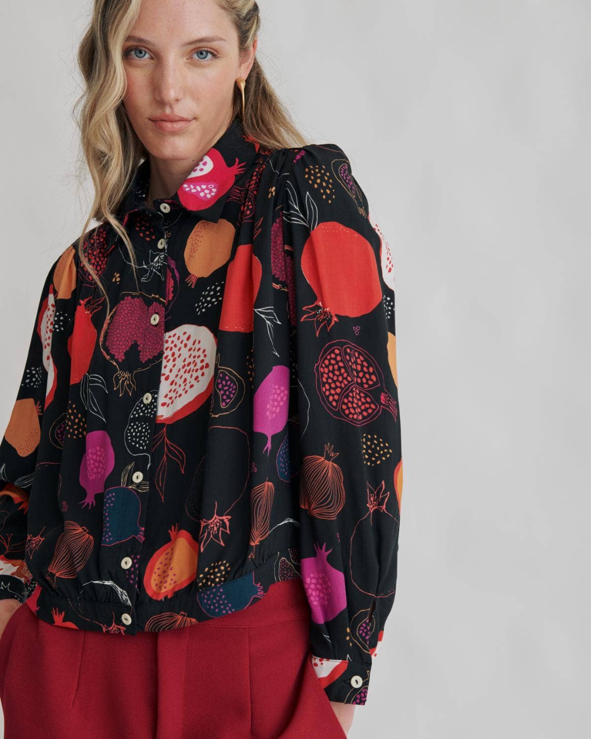 Malahierba - Wholesale Button Down Shirt - Women's - Angela Shirt5