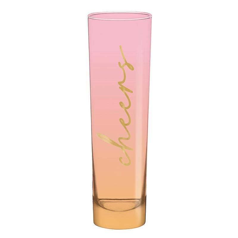 Slant Collections by Creative Brands - Wholesale Champagne Flute - Flat Champagne Glass - Cheers Bday0