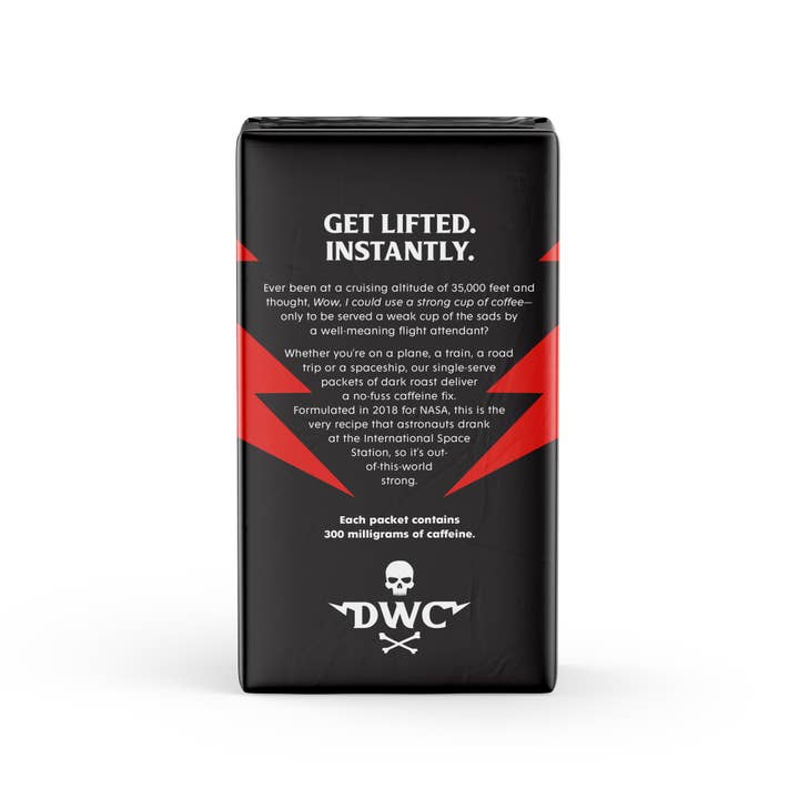 Death Wish Coffee - Wholesale Instant Coffee/Espresso - Dark Roast Instant Coffee - Case of 81