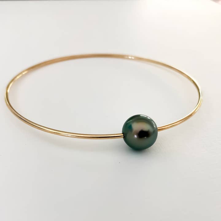 Leighton Lam Designs - Wholesale Bangle Bracelet - Tahitian Pearl Bangle