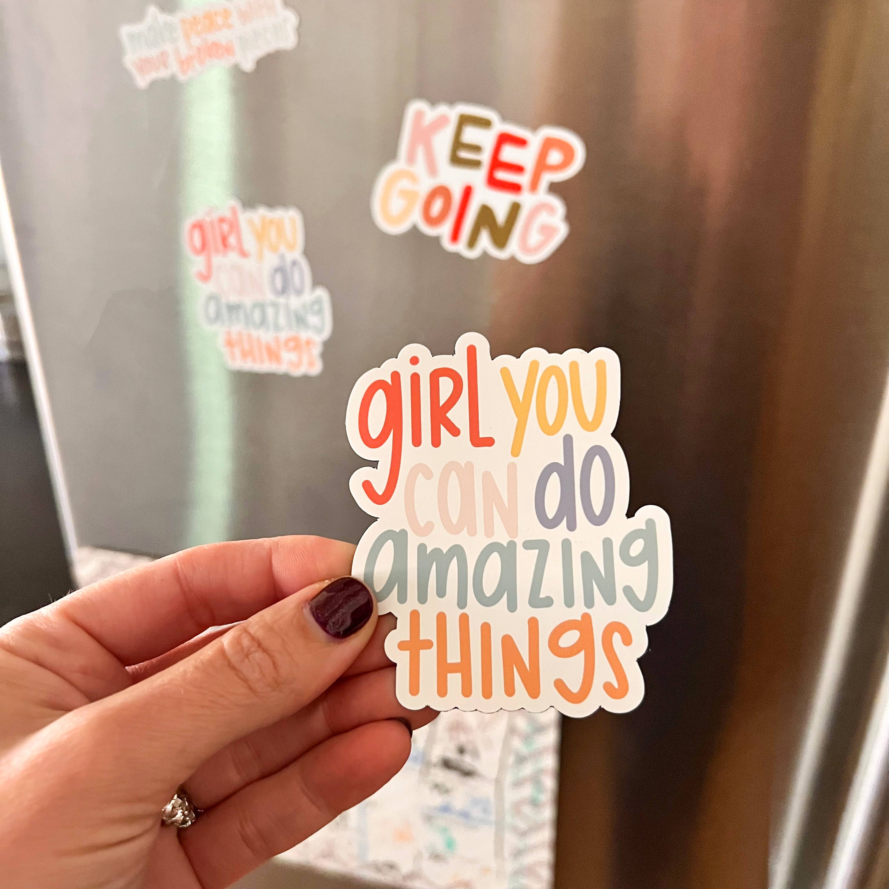 swaygirls – Großhandel Magnete – Magnet | Mädchen, du kannst tolle Dinge tun | Kühlschrankmagnet1