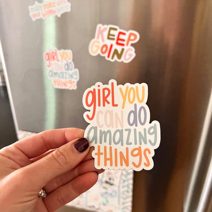 swaygirls – wholesale Magnet – Magnet | Tjej du kan göra fantastiska saker | Refigerator magnet1