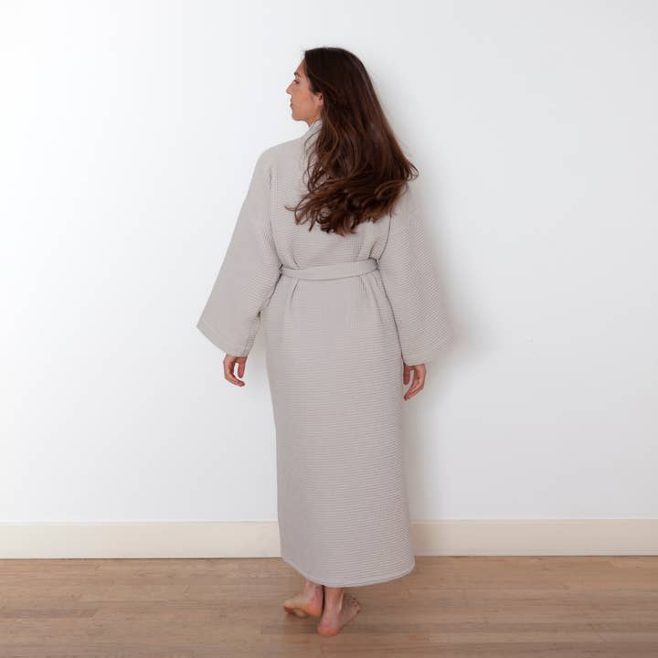 Albornoz Algodón Beige para venta al por mayor de EKIN FROG