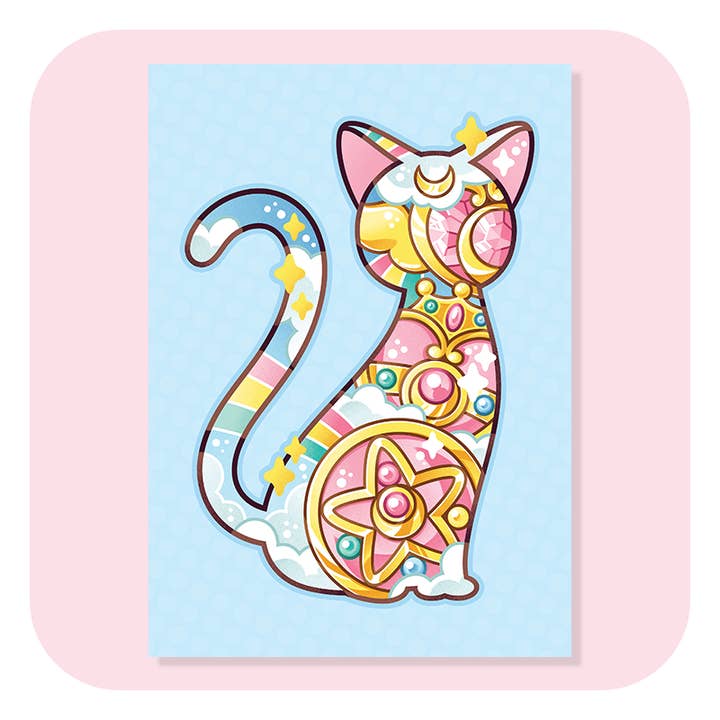 Magical Silhouettes Artemis A4 Print for wholesale by Gilles Bone Illustrations