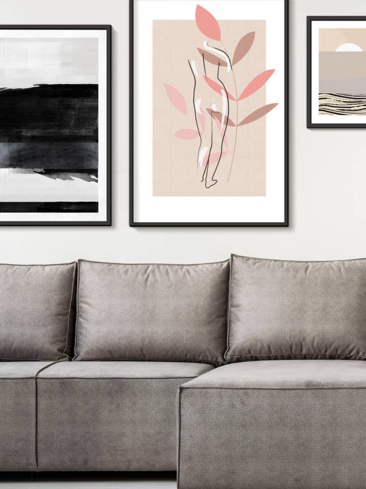 MULHER COM FOLHAS NUA por atacado de nordhaus