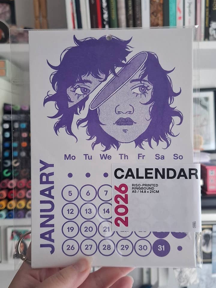 2026 RISO Wall Calendar for wholesale by Sara Macias