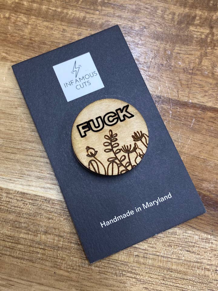 Needle Minder -- Fuck with Flowers for wholesale by Infamous Cuts