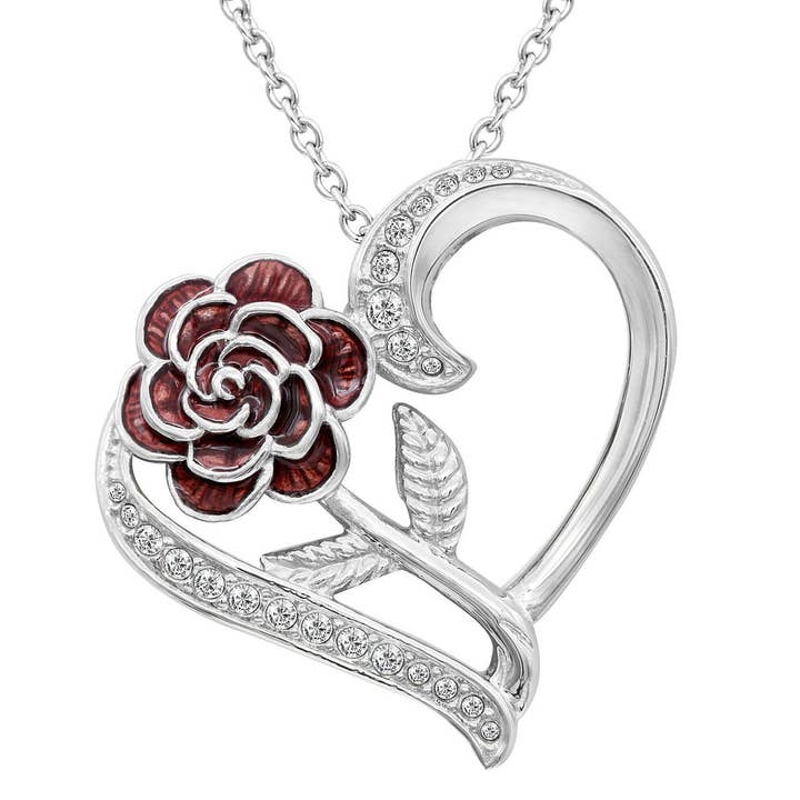Collier Coeur Rosa Dell' Amore pour la vente par Controse