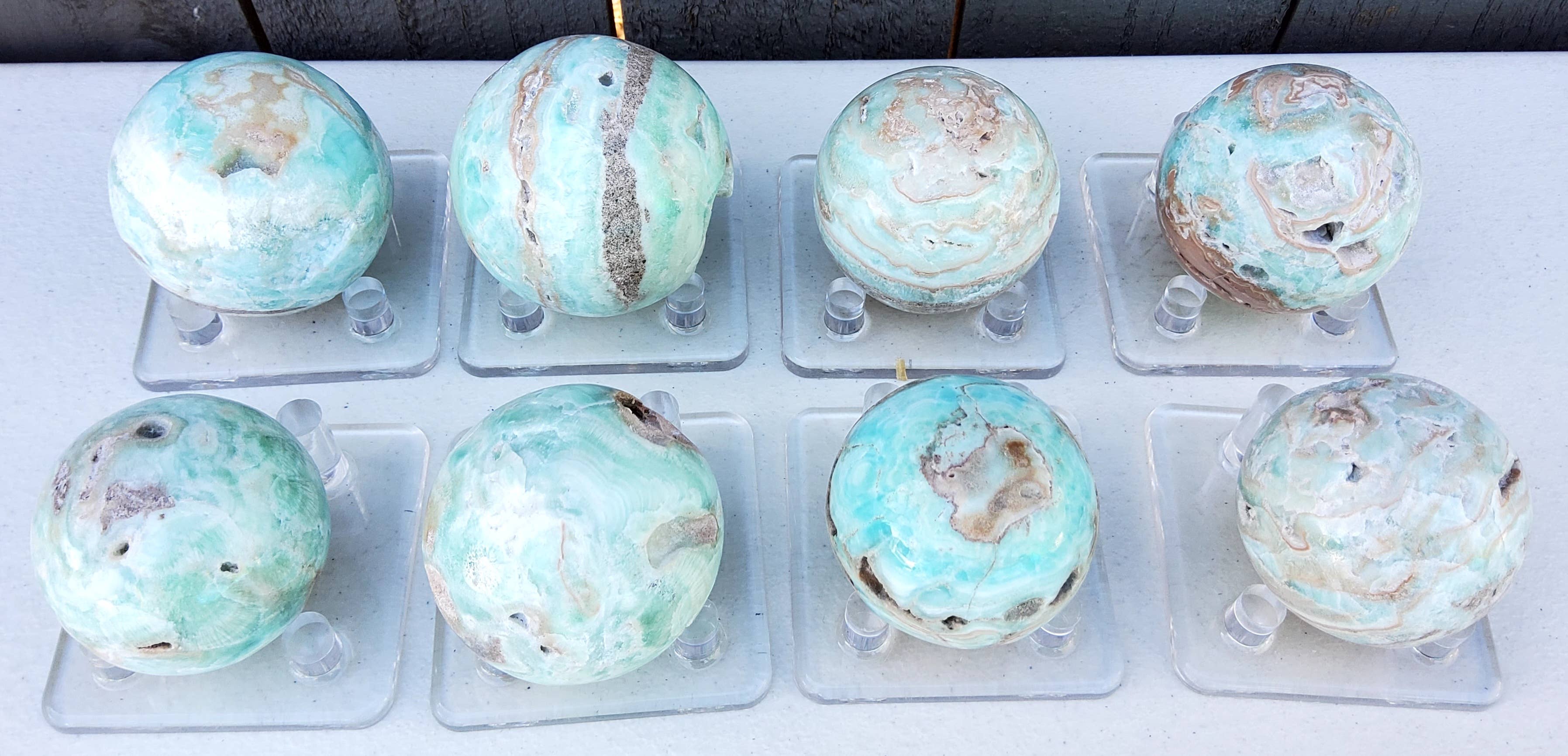 Metaphysical & Healing Crystals - Wholesale Spirituele steen/kristal - Blauwe Aragoniet Sferen5