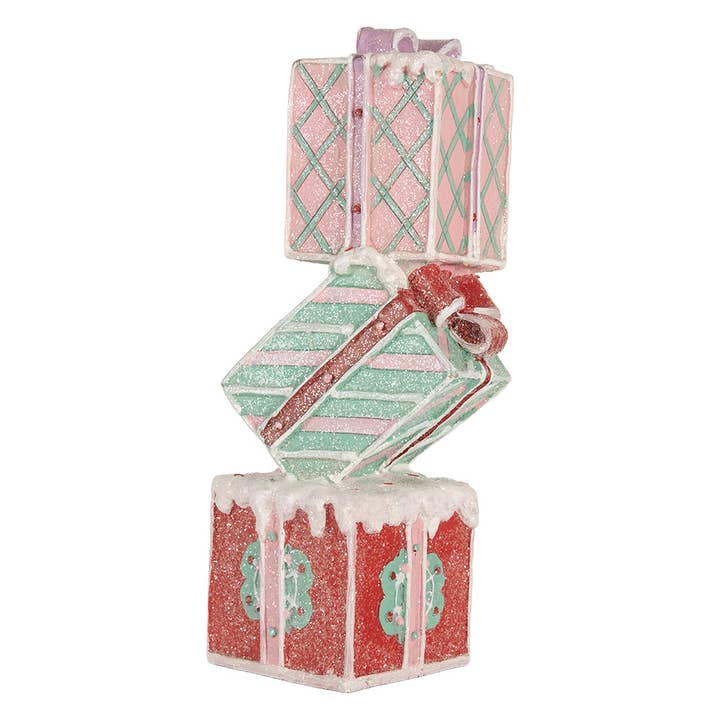 Clayre & Eef - Wholesale Decorative Figurine - Christmas Decoration Gift 14x16x36 cm Red Plastic