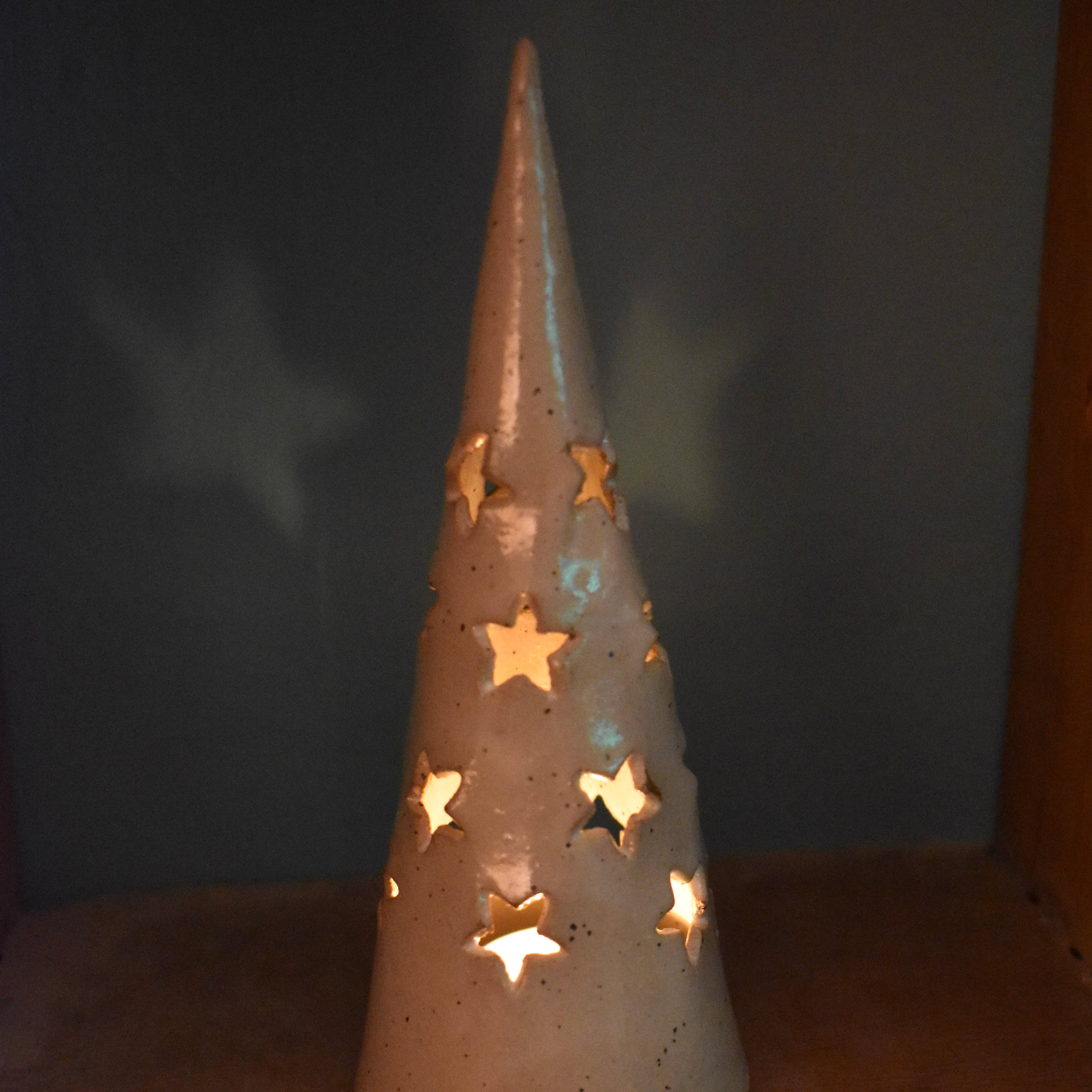 Ceramic Heights - Wholesale Candle Holder - Ceramic tree with stars for incense, candles2