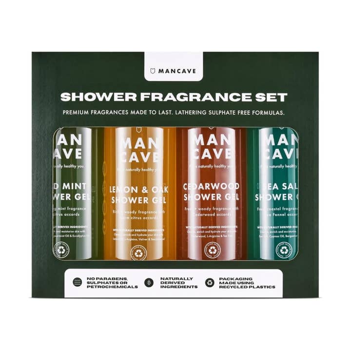 ManCave - Wholesale Body Wash/Shower Gel - The Shower Gel Gift Set, Mens Gifts, Shower Gel Set for Men, Blackspice Body Scrub 500ml, Mens Shower Gel, Blackspice Body Scrub 500ml, Mens Shower Gel, Christmas Gifts0