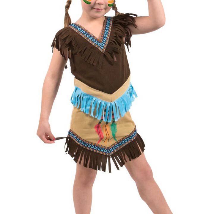 Child's Native American Pocahontas Costume - M for wholesale by Folat