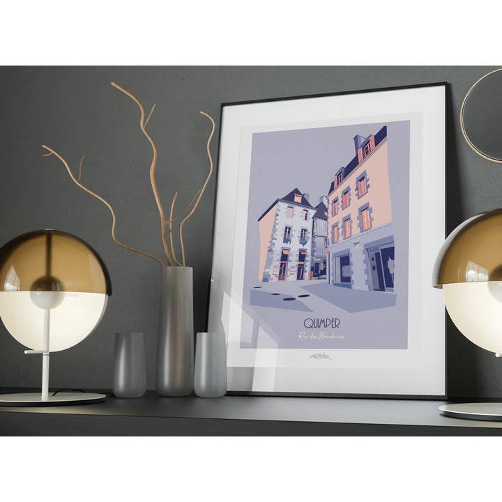 Artmoric - Wholesale Art Print - Quimper/Rue des Boucheries1