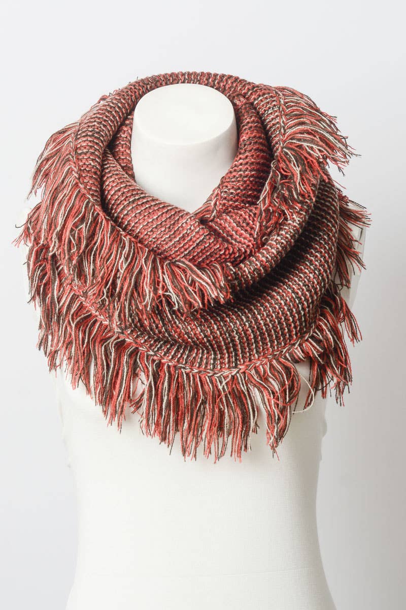 Leto Accessories - Wholesale Scarf - Women's - Soft and Warm Marled Knit Infinity Loop Scarf ♾️6