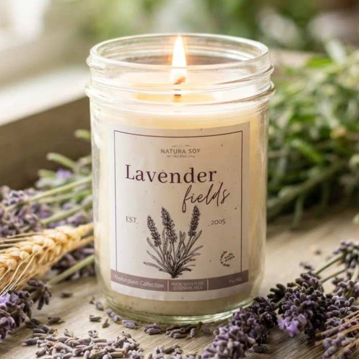 Marketplace Jar-Spring for wholesale by Natura Soylights