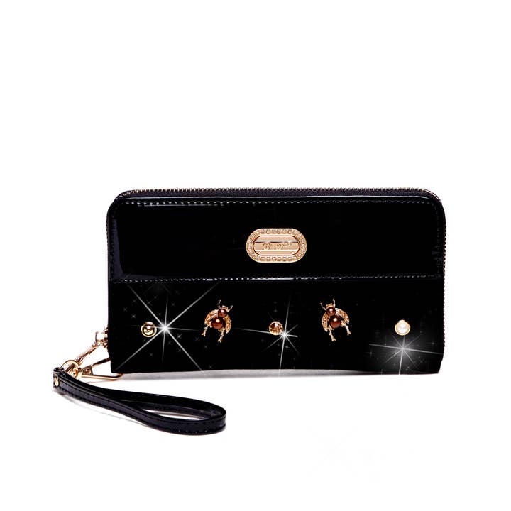 Brangio Italien Elegante Lackleder-Reißverschluss-Handgelenktasche für den Großhandel von Brangio (Italy) Company Inc.