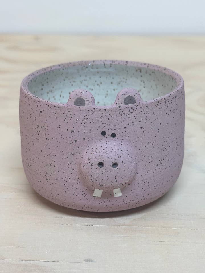 Hippo Plant Pot (MADE TO ORDER- Read Description) for wholesale by Rolly Poly Studios