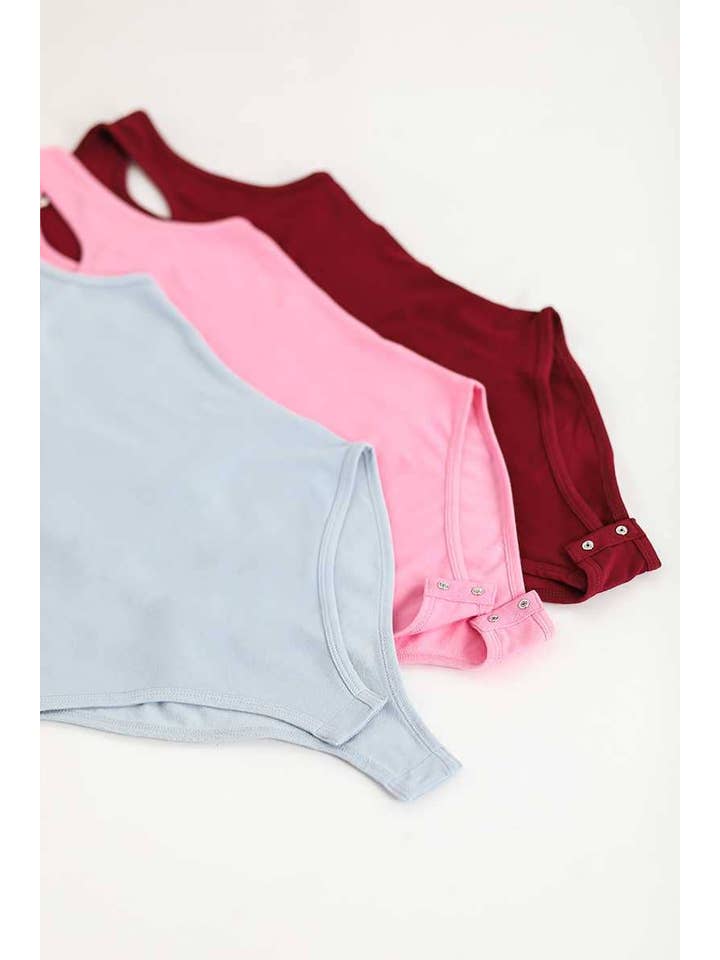 Vanilla Monkey - Wholesale Bodysuit - Women's - Premium Cotton Racer Back Tank Bodysuit