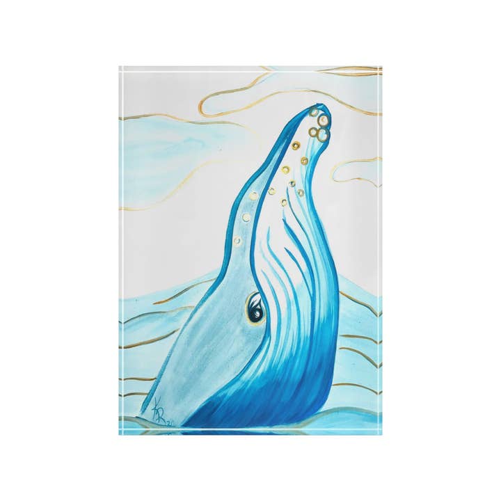 Dreamy Whale Acrylic Block for wholesale by Kimberly Ratliff Art
