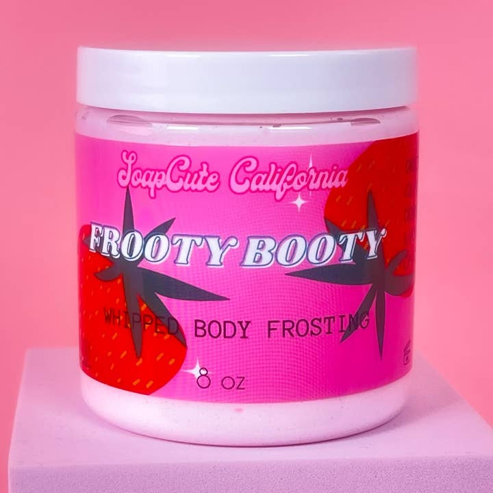 Glaçage fouetté pour le corps « Frooty Booty » pour la vente par SOAPCUTE CALIFORNIA