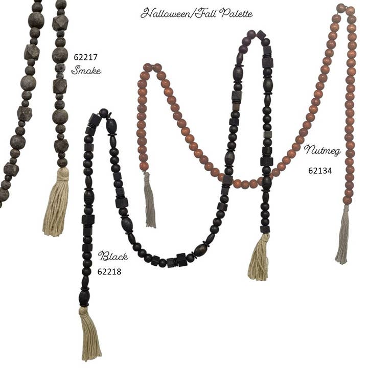 Wilco Home - Wholesale Slingers - 90" WD BOHO Bead Garland voor Kerstmis, herfst en elke dag35