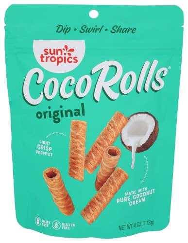 KeHE Distributors, LLC - Wholesale Cookie - Sun Tropics Original Coco Rolls, 4 Ounce0