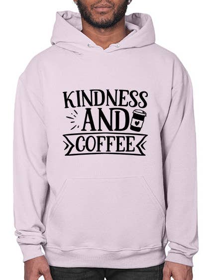 kindness and coffee 1268# - coffee- Hoodie for wholesale by tshirt unlimited