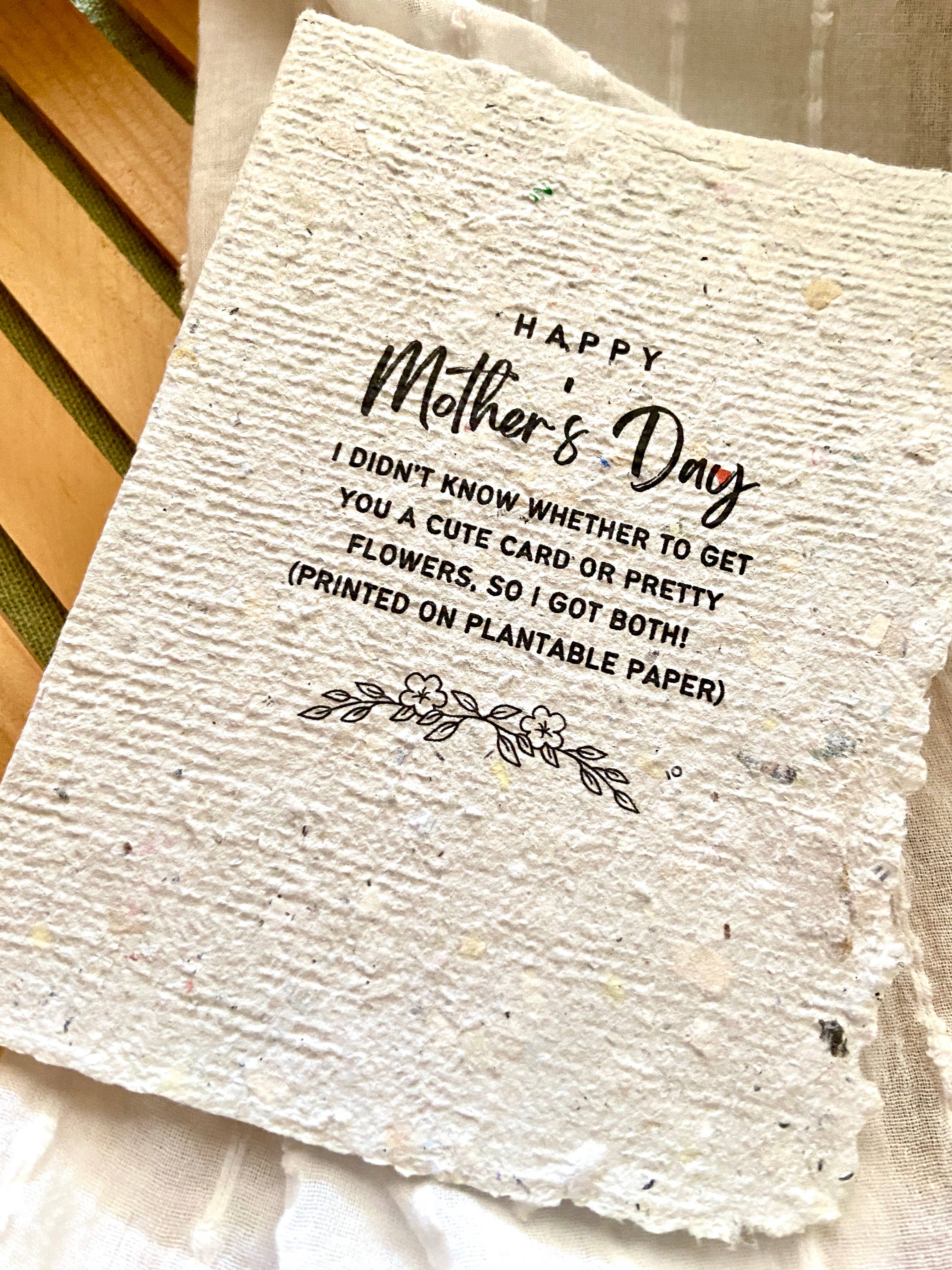 Rockywoods Studio - Wholesale Mother's Day Card - Happy Mother's Day Plantable Greeting Card  2