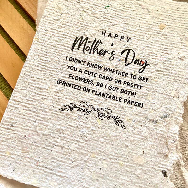 Rockywoods Studio - Wholesale Mother's Day Card - Happy Mother's Day Plantable Greeting Card 2