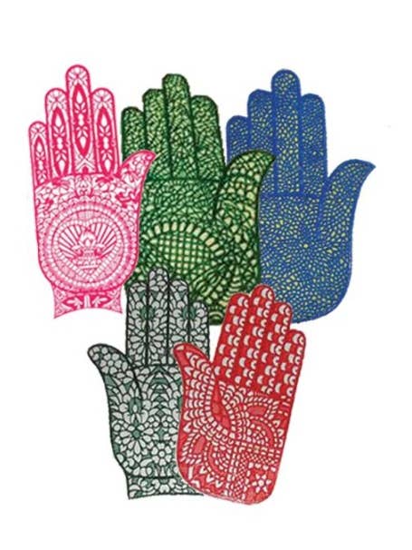 Mehandi Stencil (Small) Style B for wholesale by Ancientveda