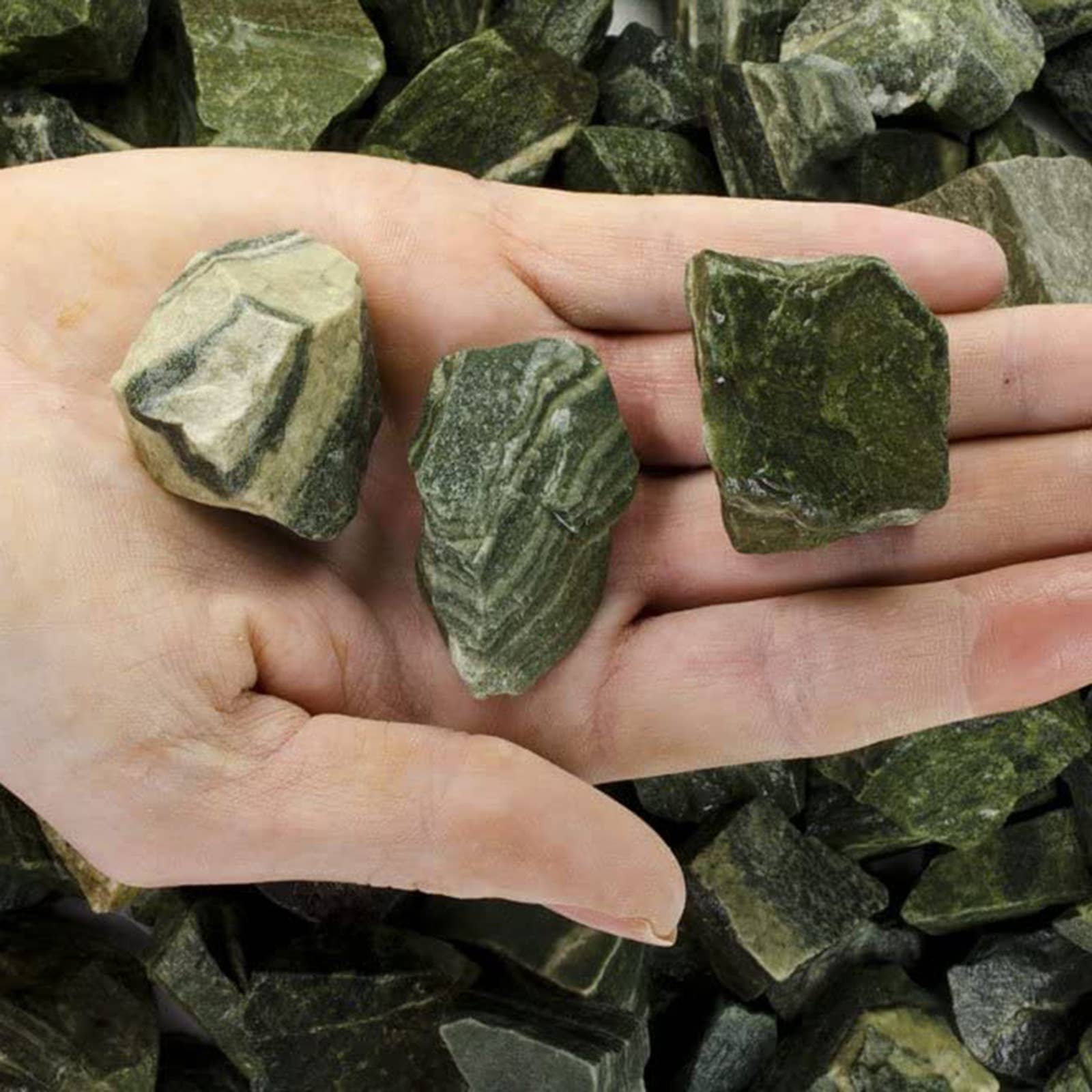 Fantasia Mining - Wholesale Spiritual Stone/Crystal - Rough Melarite - India - Raw Natural Stones (1 lb)1