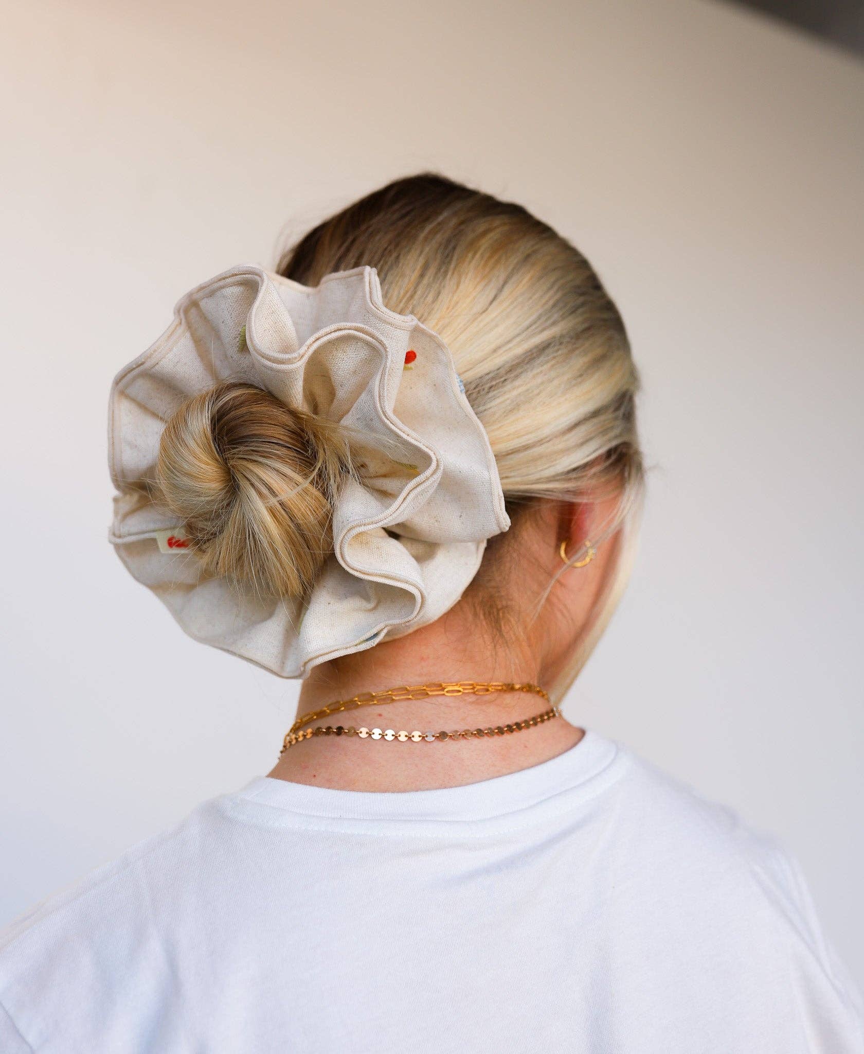 KAXI - Wholesale Scrunchie - Women's - CREAM FARMERS MARKET CORSET SCRUNCHIE7